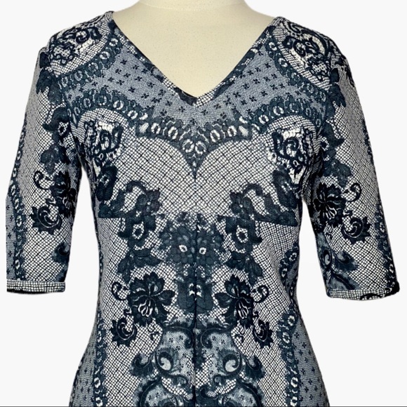 Anthropologie Yoana Baraschi Sketched Lace Dress - Picture 6 of 11